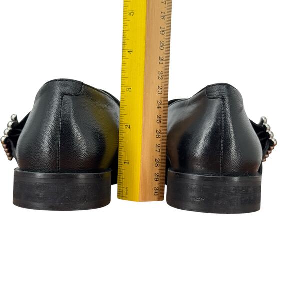 Free People Rumor Diamante Mary Jane Flats Women's 6 Loafers Black Crystal NEW - Picture 8 of 14